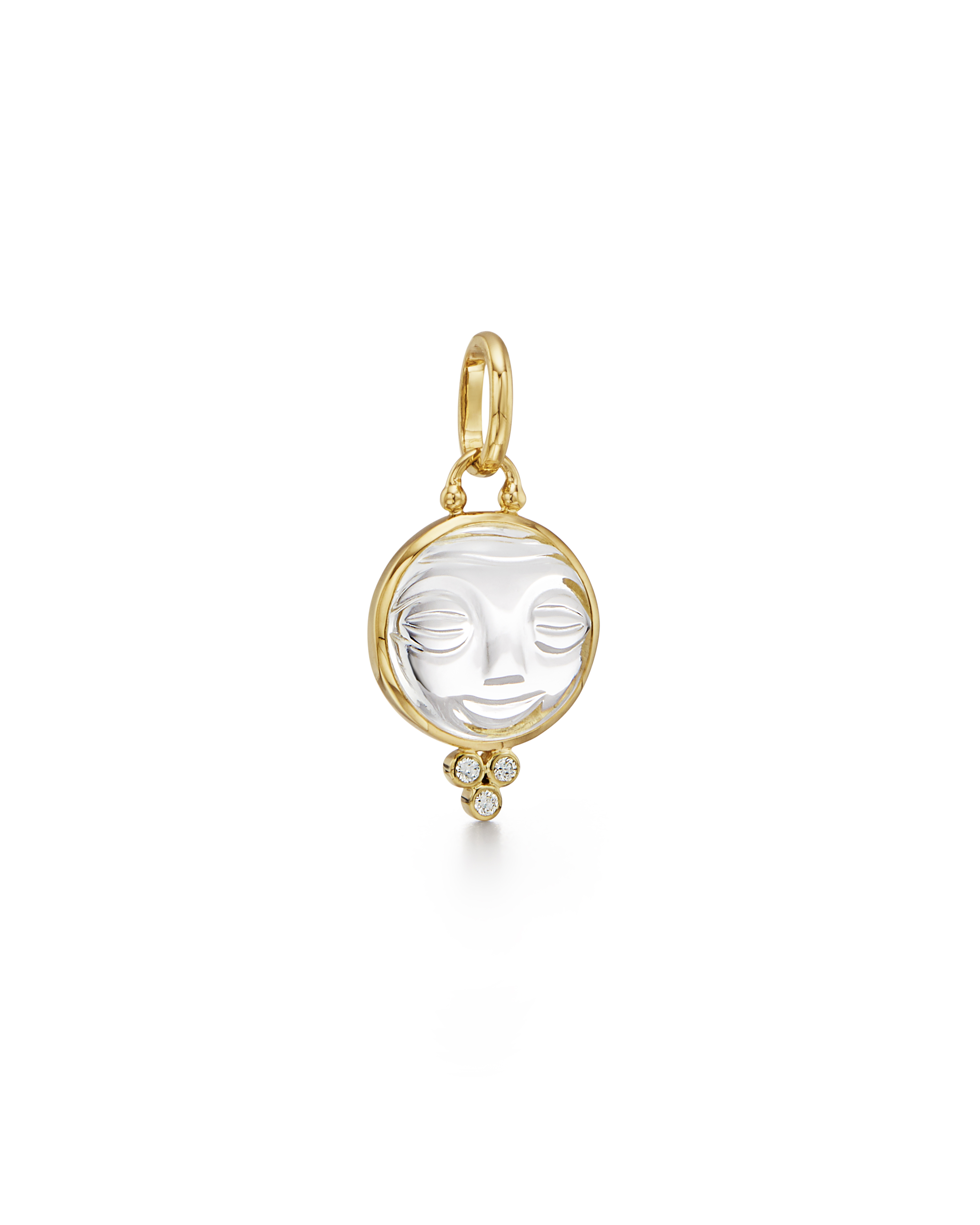 Temple St. Clair 18k Moonface Pendant 