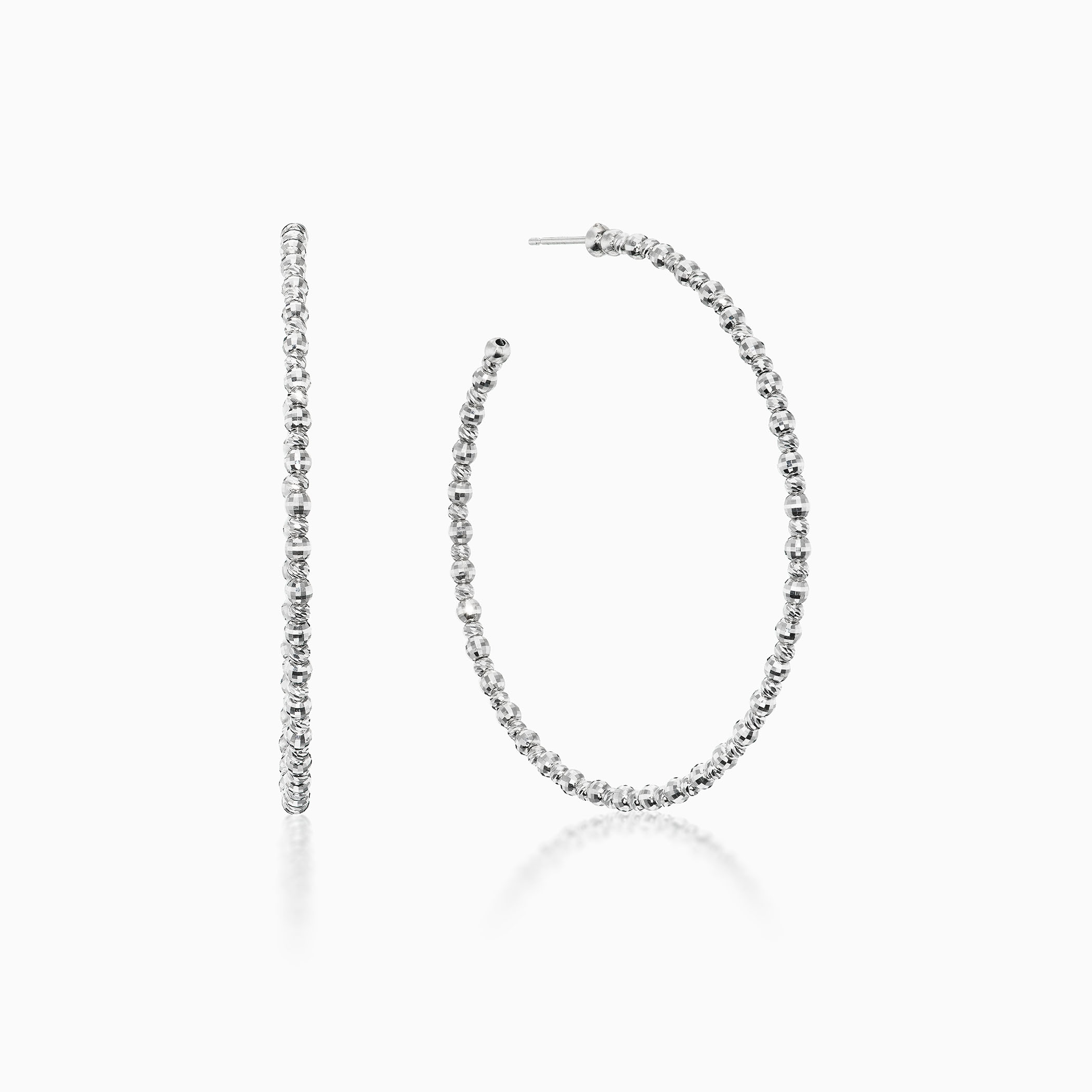 Platinum Born Large Limitless Hoop Earrings