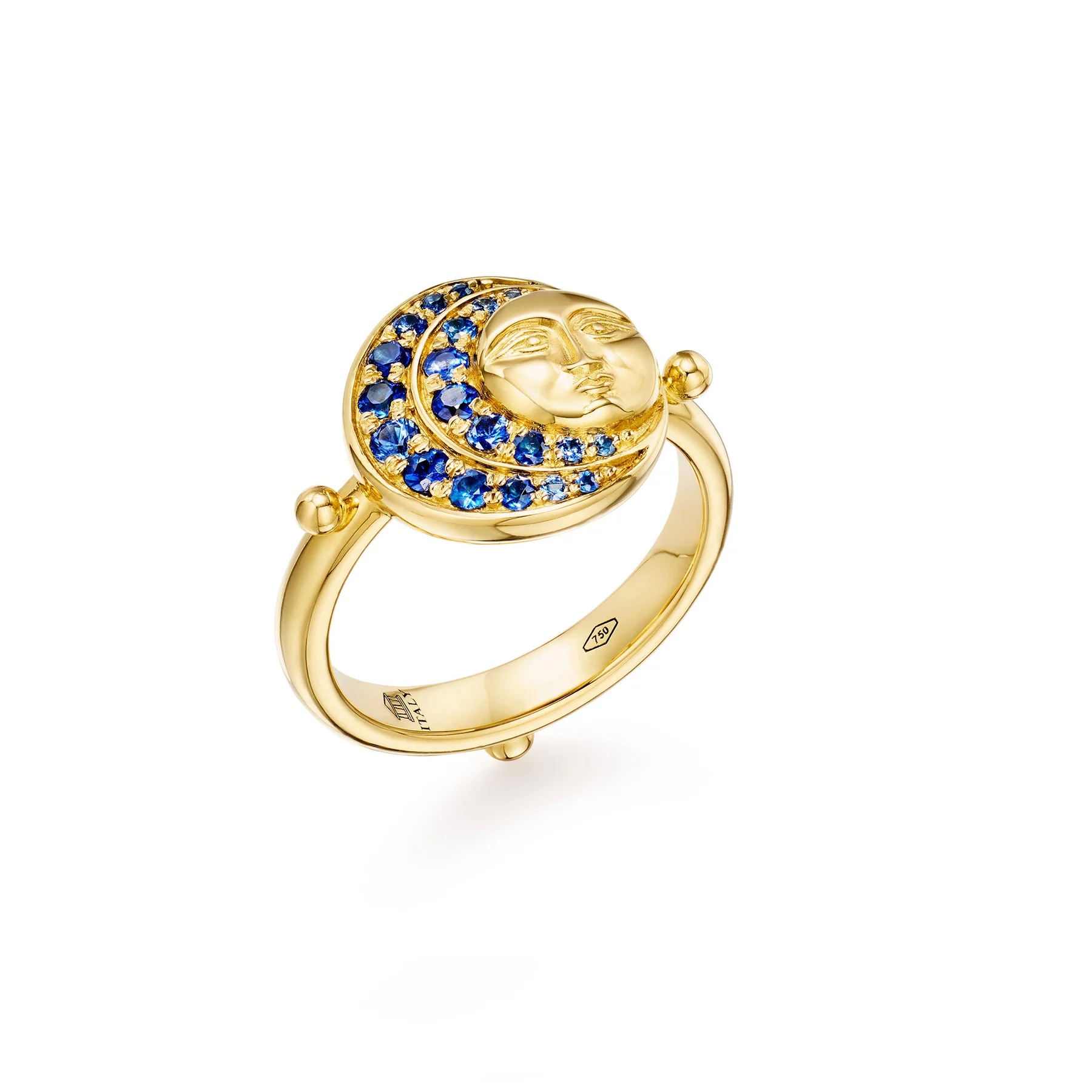 Temple St. Clair 18k Lunar Eclipse Ring 