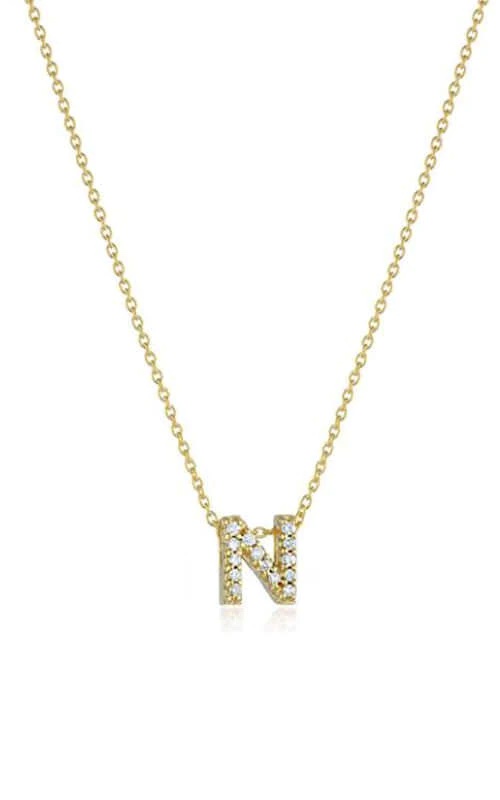 Tiny Treasures Love Letter “n” Necklace