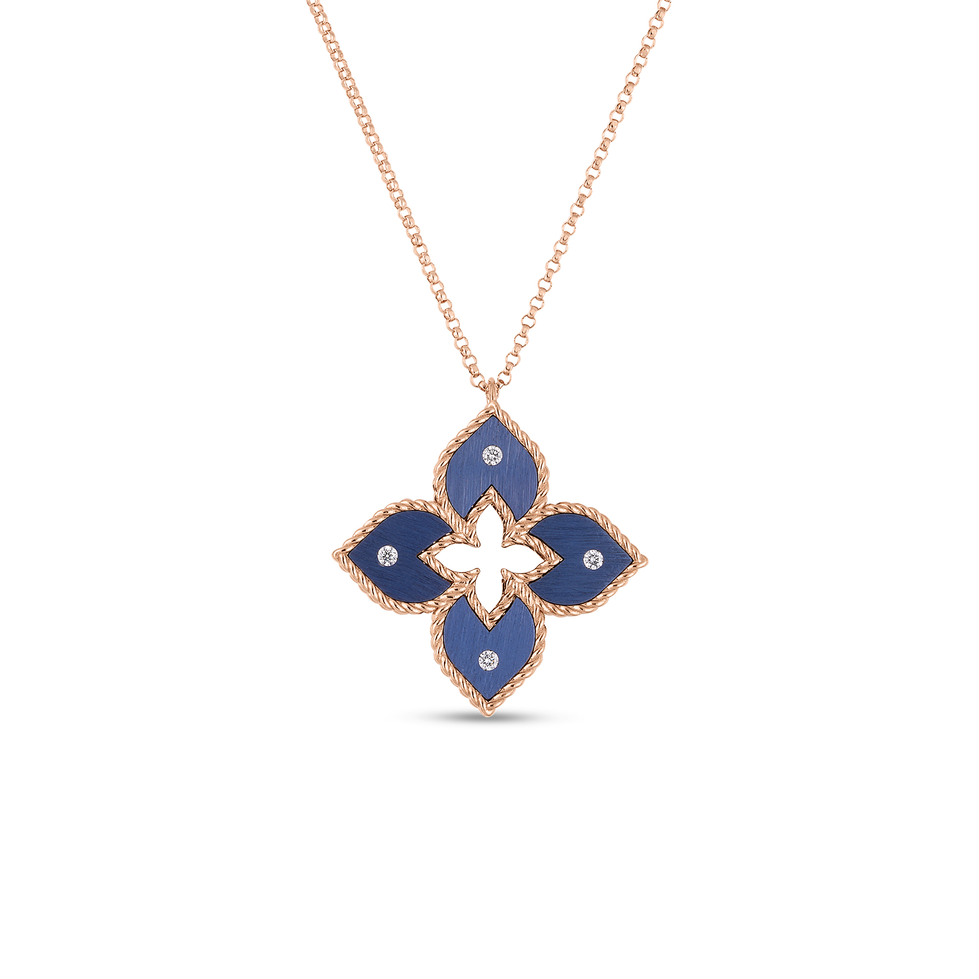Venetian Princess Diamond Flower Necklace 