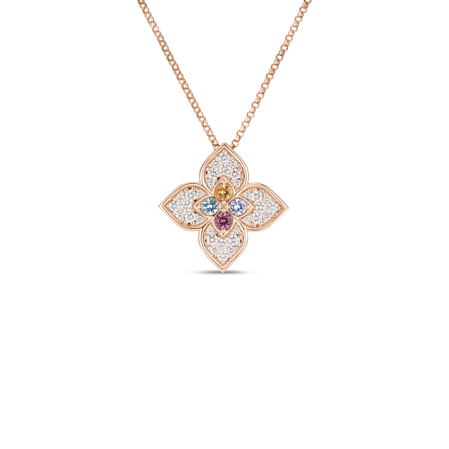Venetian Princess Carnival Flower Necklace