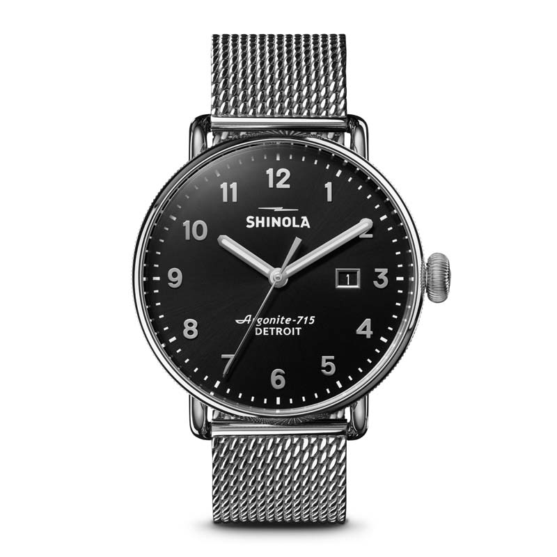 Canfield 3HD 43mm, Silver Bracelet Watch