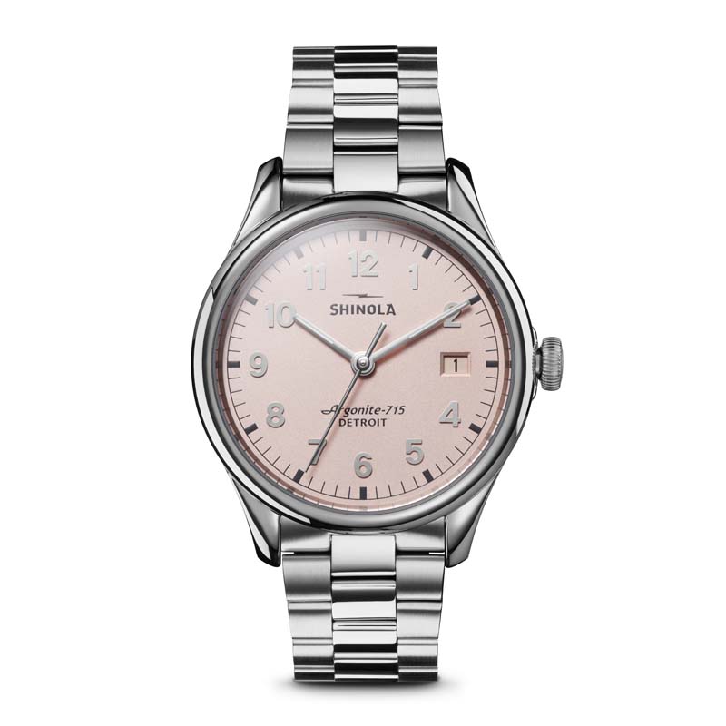 Vinton 3HD 38mm, Silver Bracelet Watch