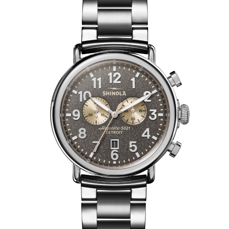 Runwell Chrono 47mm Silver Bracelet