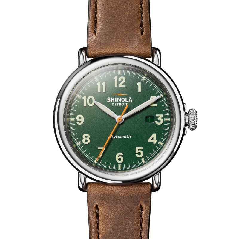 Runwell Automatic 45mm, British Tan Leather Strap