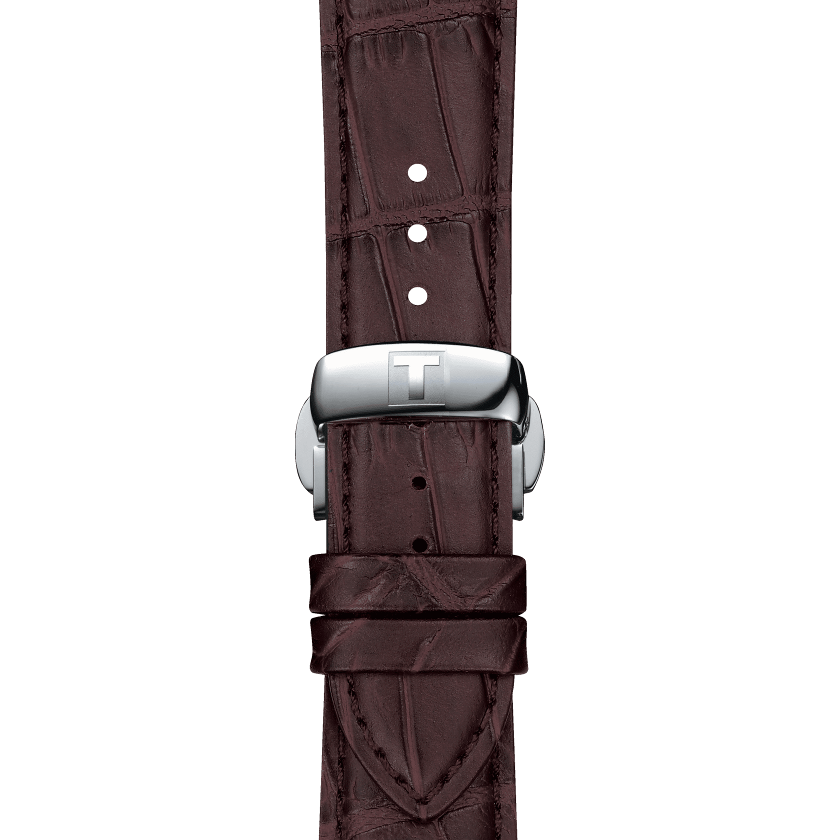 Tissot official brown leather strap lugs 21 mm