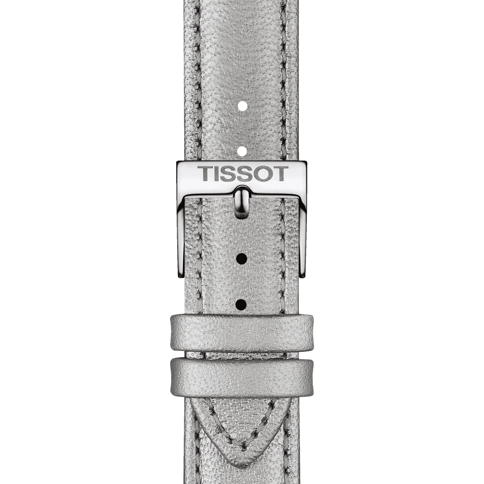 Tissot official grey leather strap lugs 16 mm