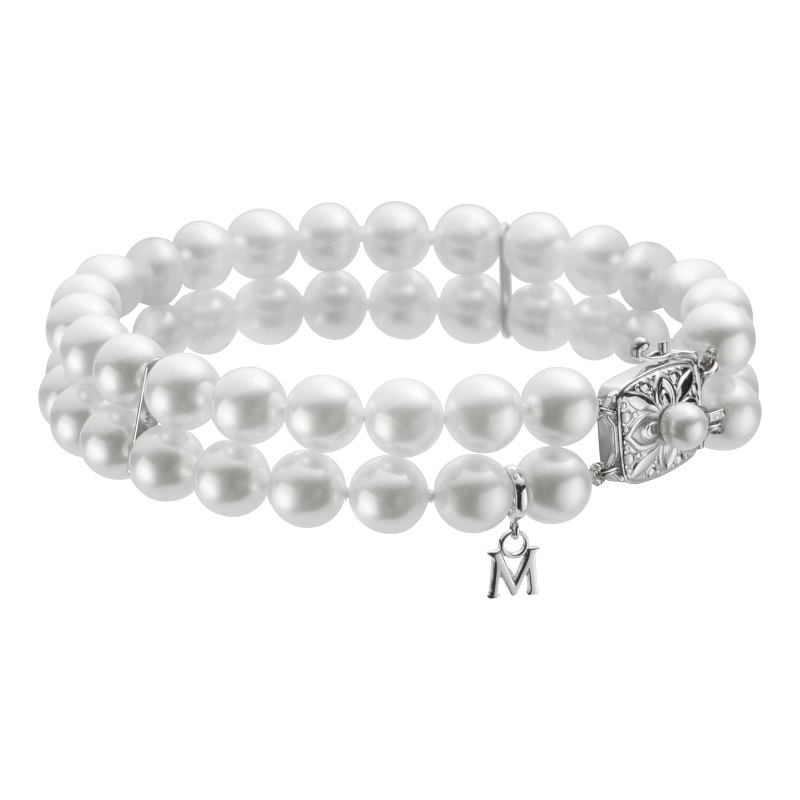 Mikimoto Double Strand Pearl Bracelet