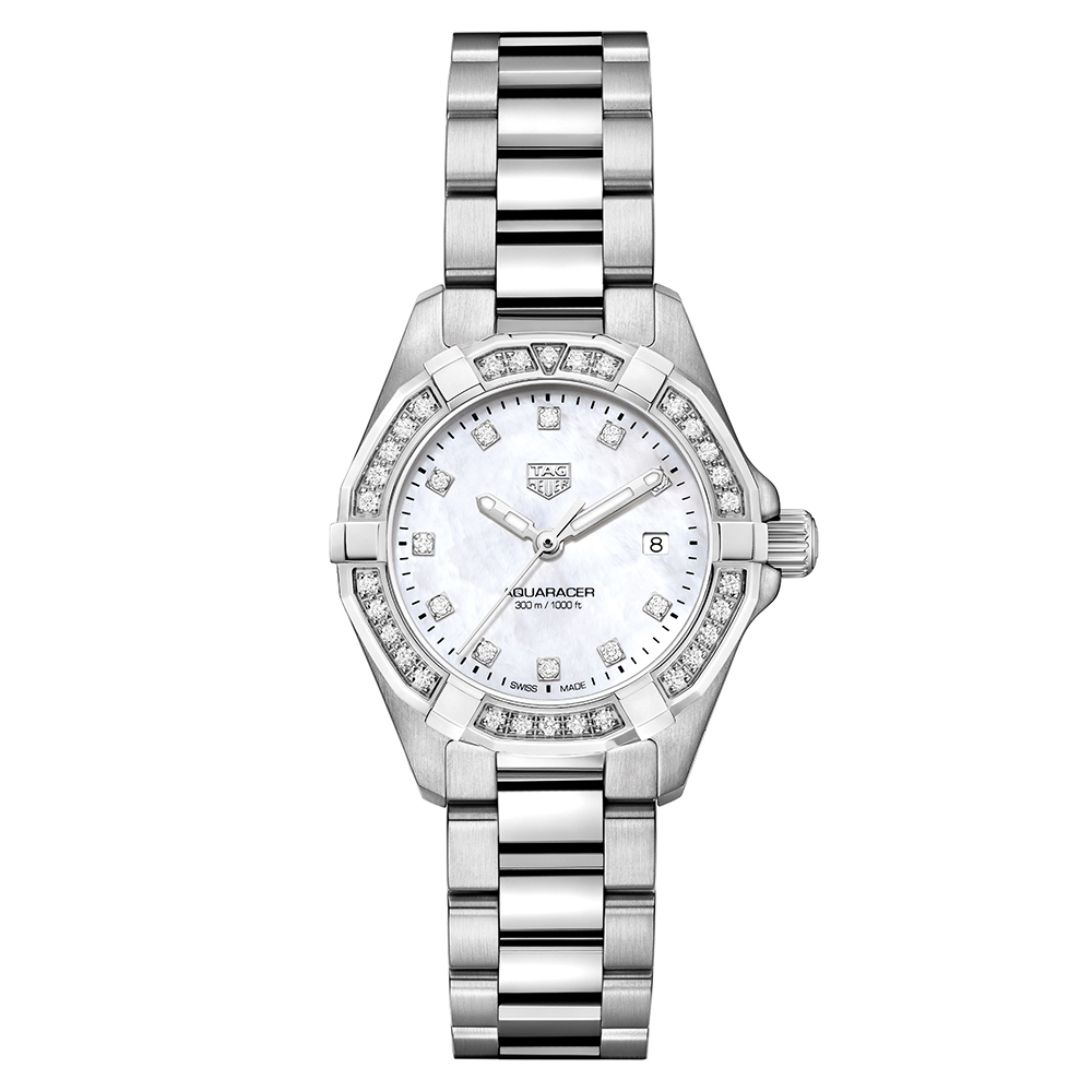 Aquaracer 300M Steel Bezel Quartz Watch