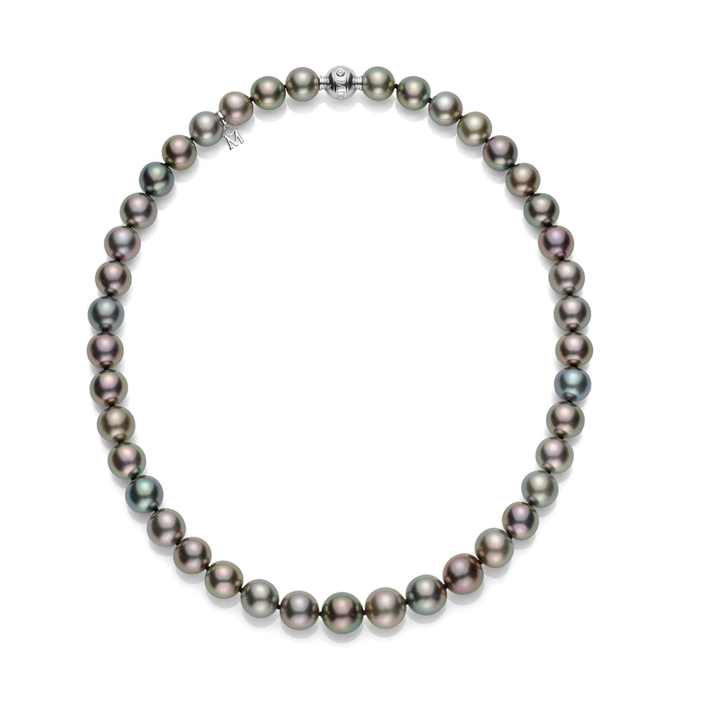 Mikimoto Black South Sea Pearl Strand Necklace