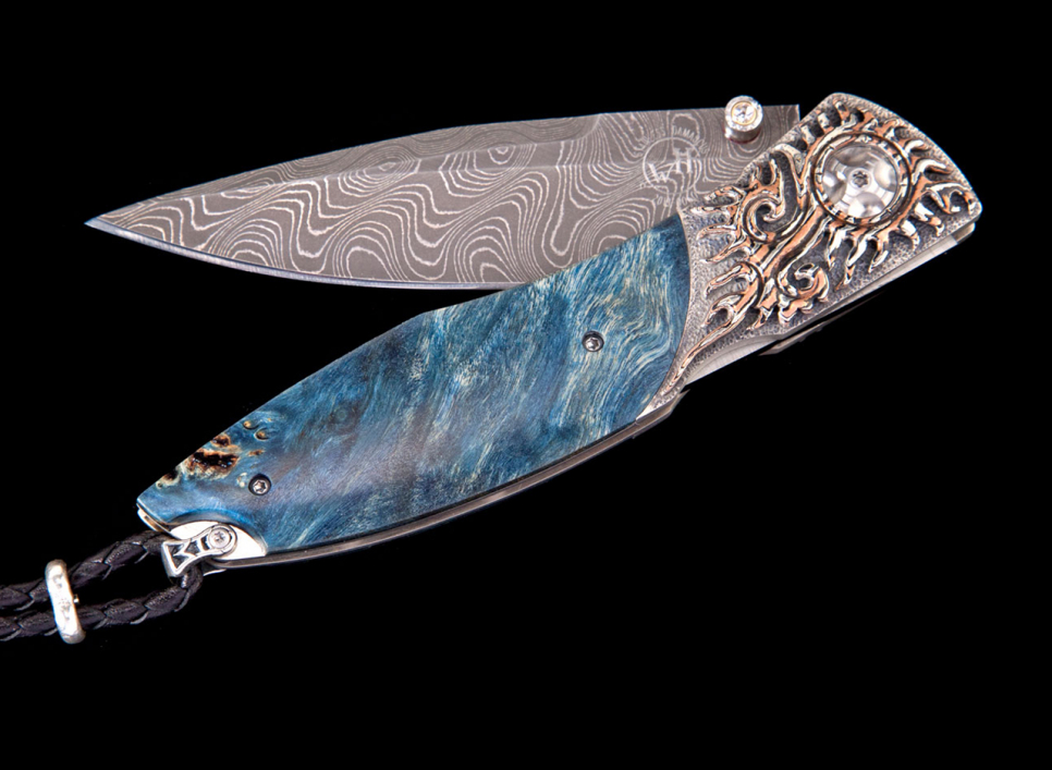 William Henry Blue Blaze Pocket Knife