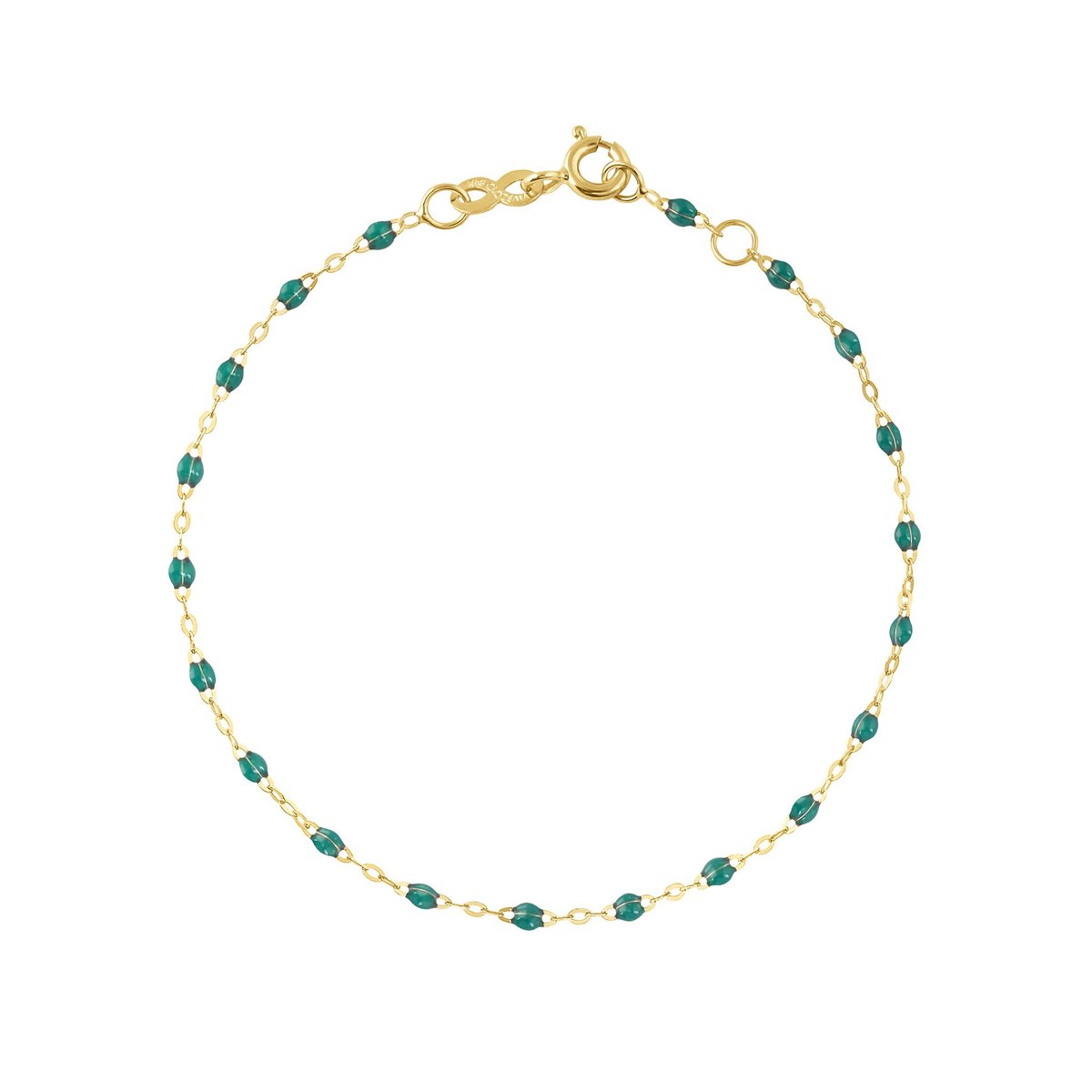 18k Yellow Gold Classic Gigi Emerald Bracelet 