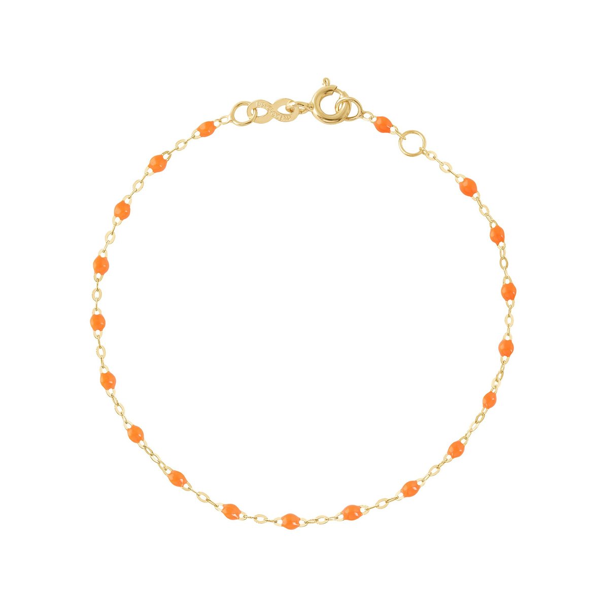18k Yellow Gold Classic Gigi Orange Bracelet
