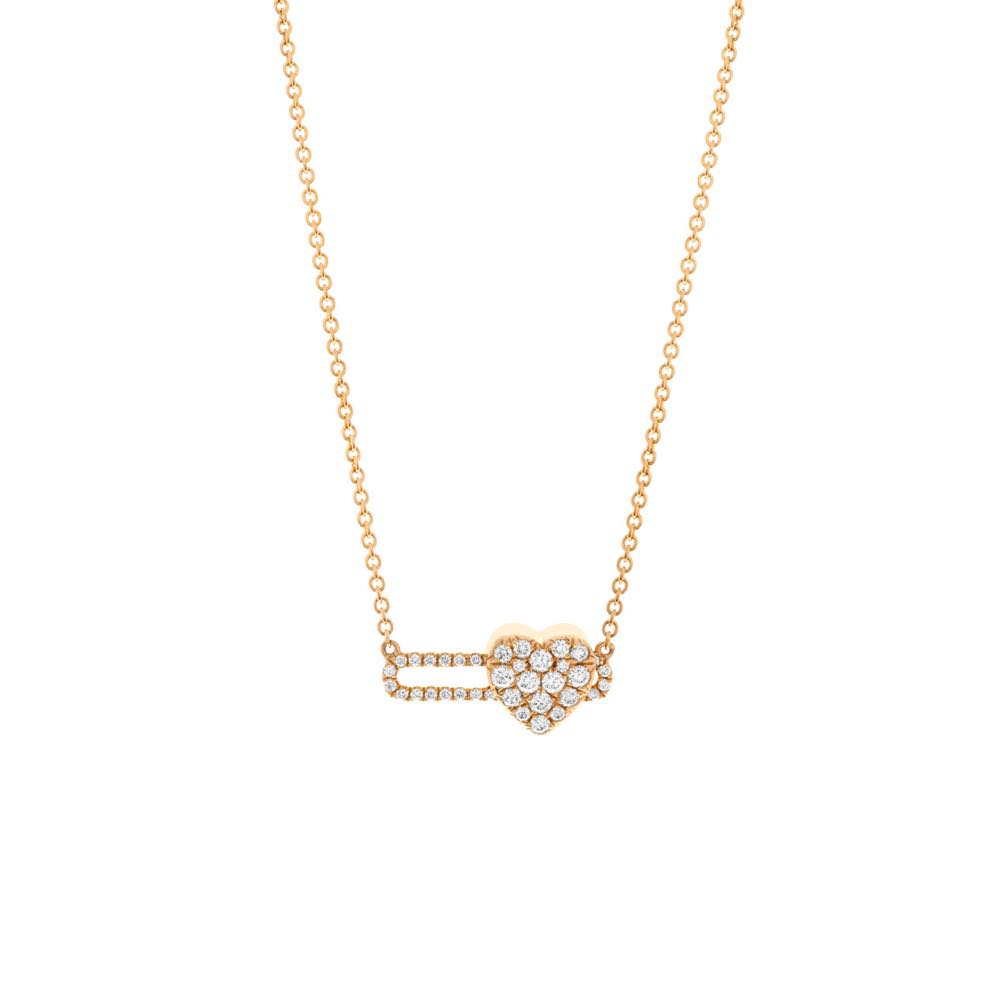 Tresore Sliding Heart Necklace