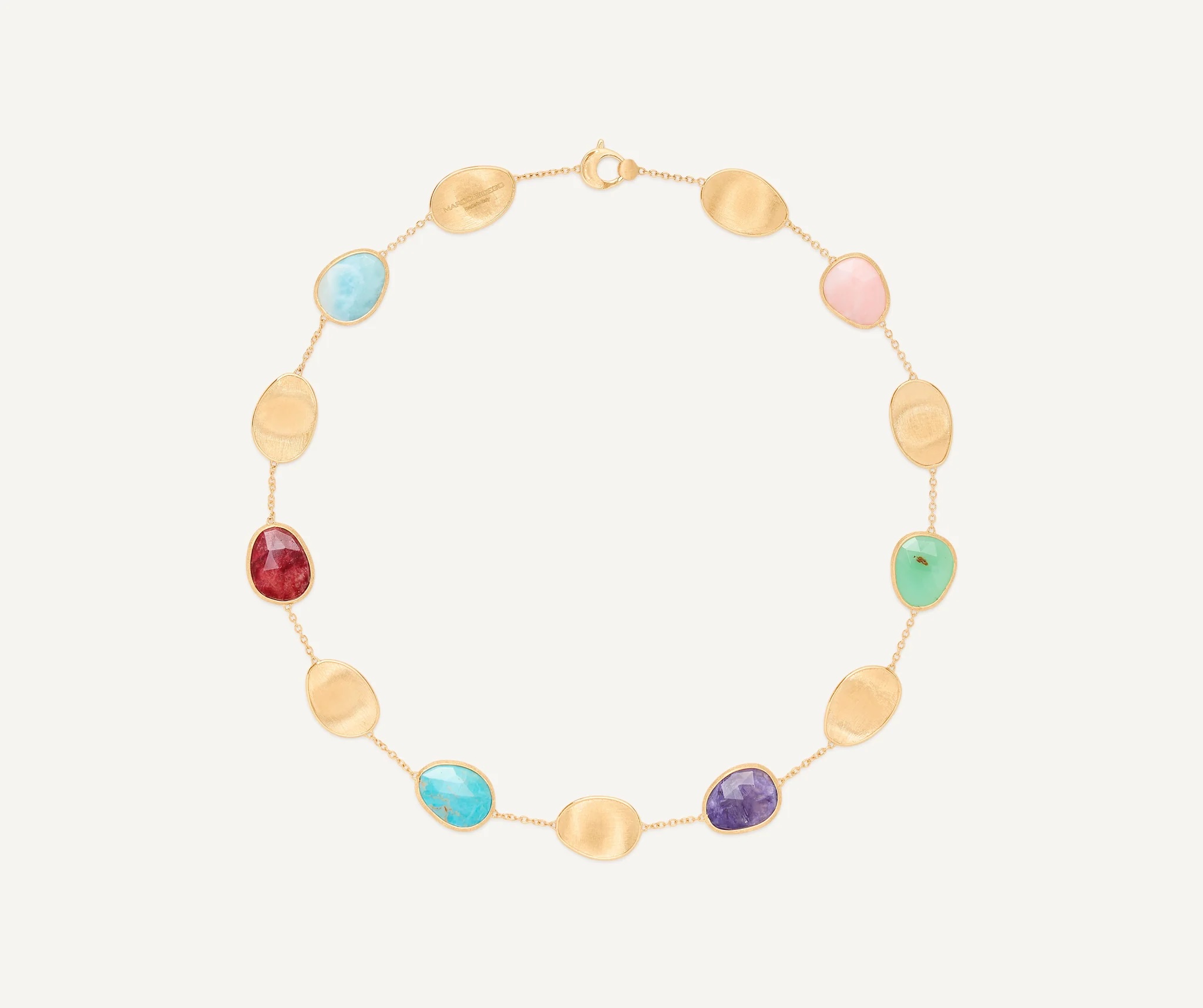 Lunaria Necklace With Mixed Gemstones