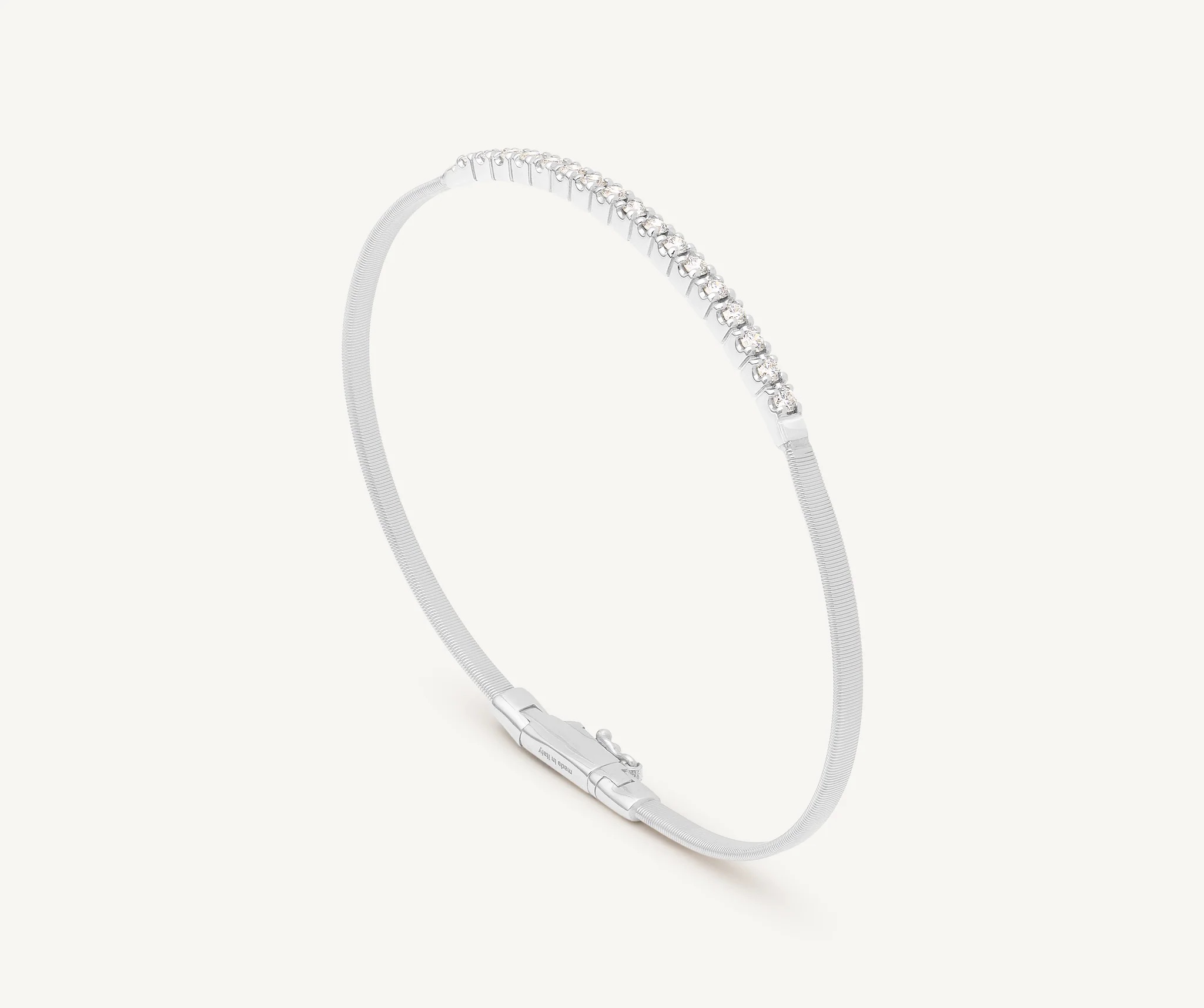 Masai Stackable Bracelet With Diamond Bar