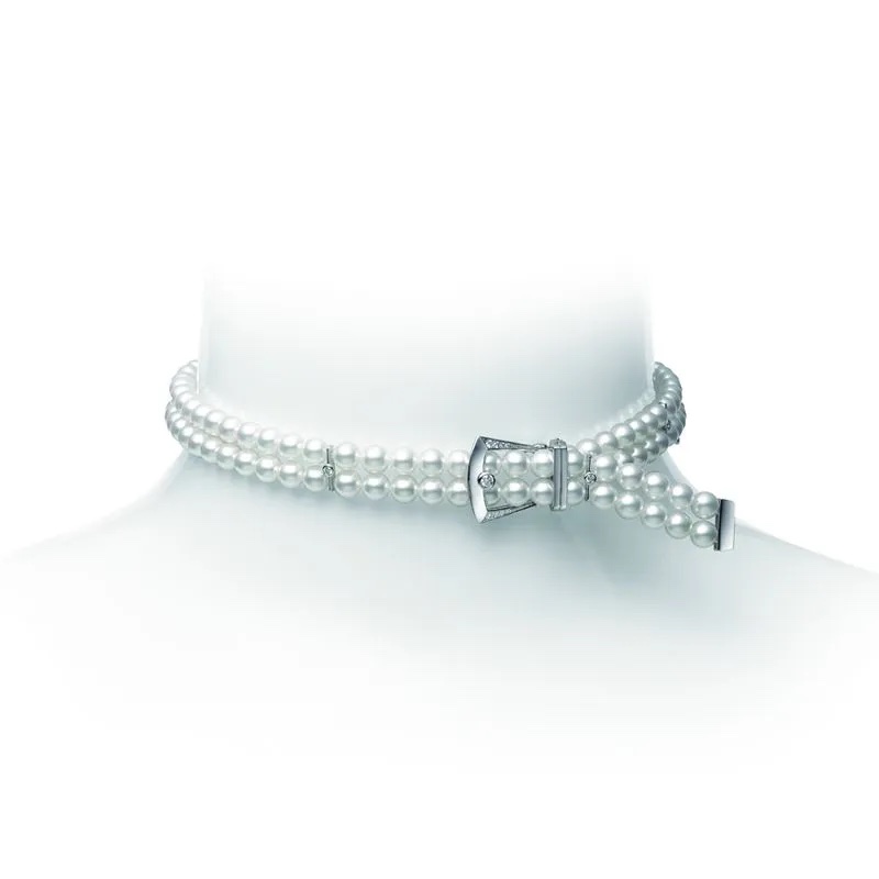 Mikimoto Pearl Strand Bracelet in 18k Gold