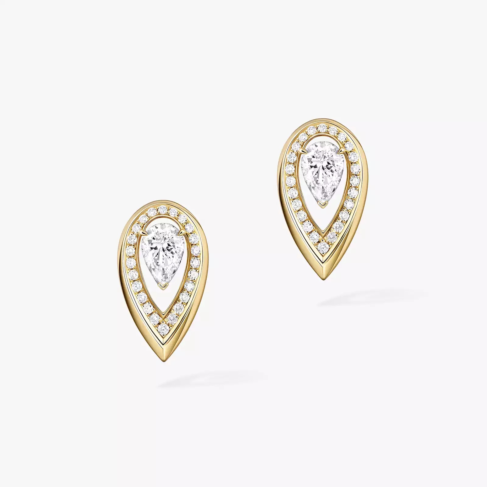 Fiery Diamond Earrings, Medium