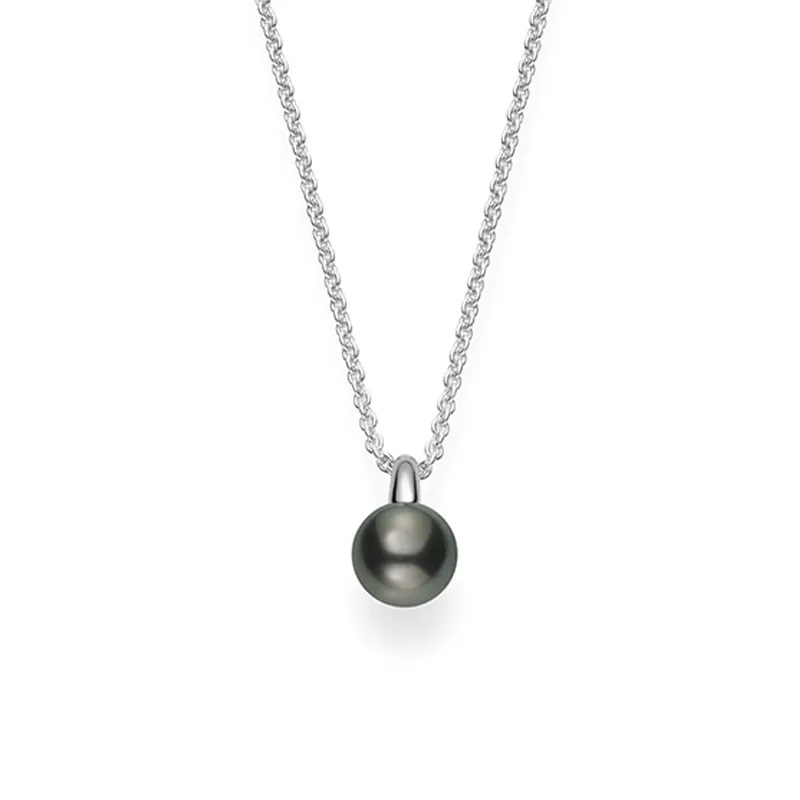 Mikimoto Black South Sea Cultured Pearl Pendant