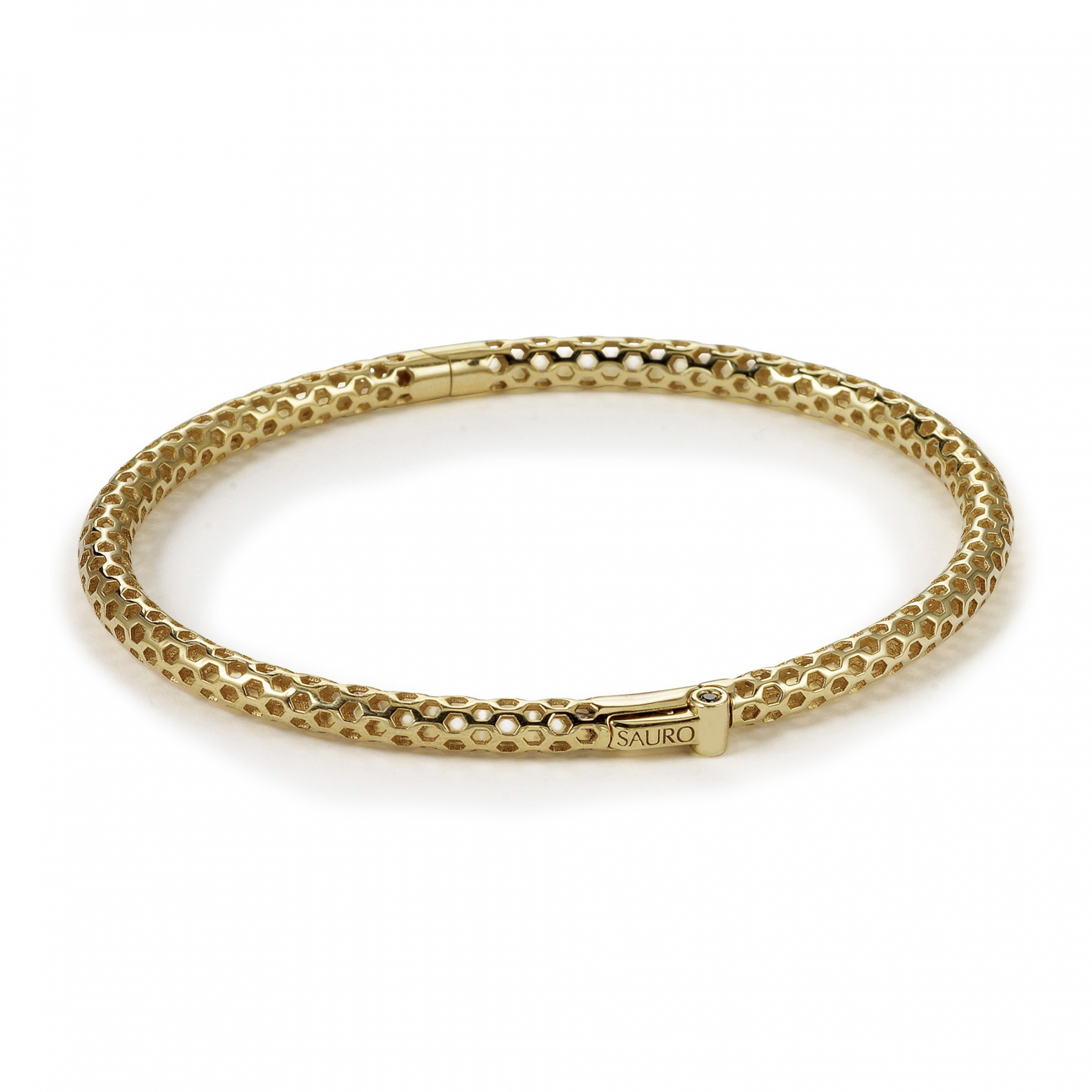 Sauro Honeycomb Bangle Bracelet