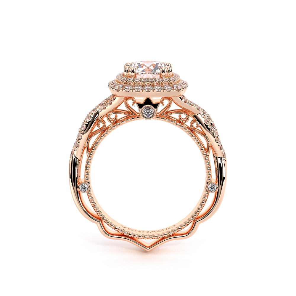 14K Rose Gold VENETIAN-5048CU Ring