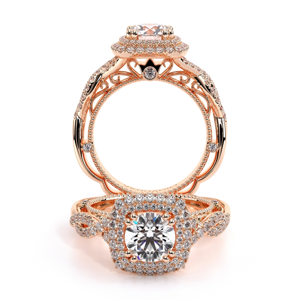 18K Rose Gold VENETIAN-5048CU Ring