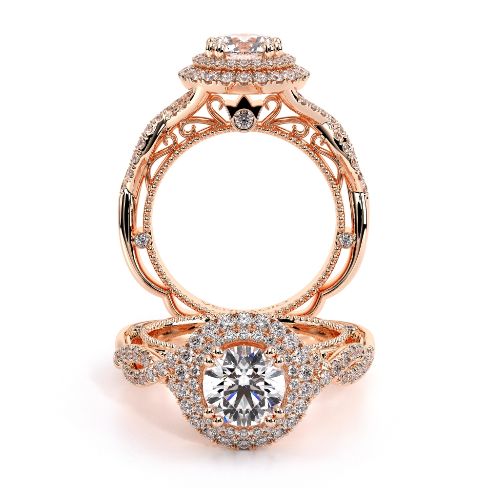 14K Rose Gold VENETIAN-5048R Ring