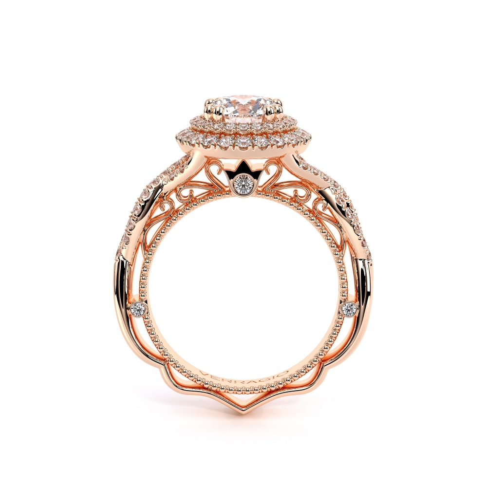 18K Rose Gold VENETIAN-5048R Ring