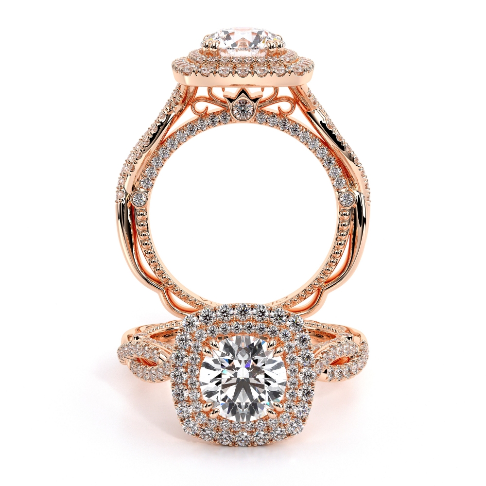 14K Rose Gold VENETIAN-5066CU Ring