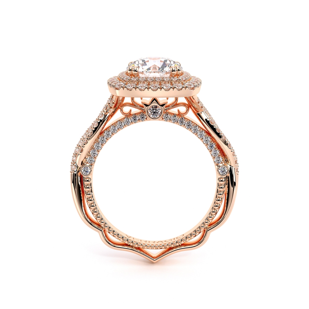 18K Rose Gold VENETIAN-5066CU Ring