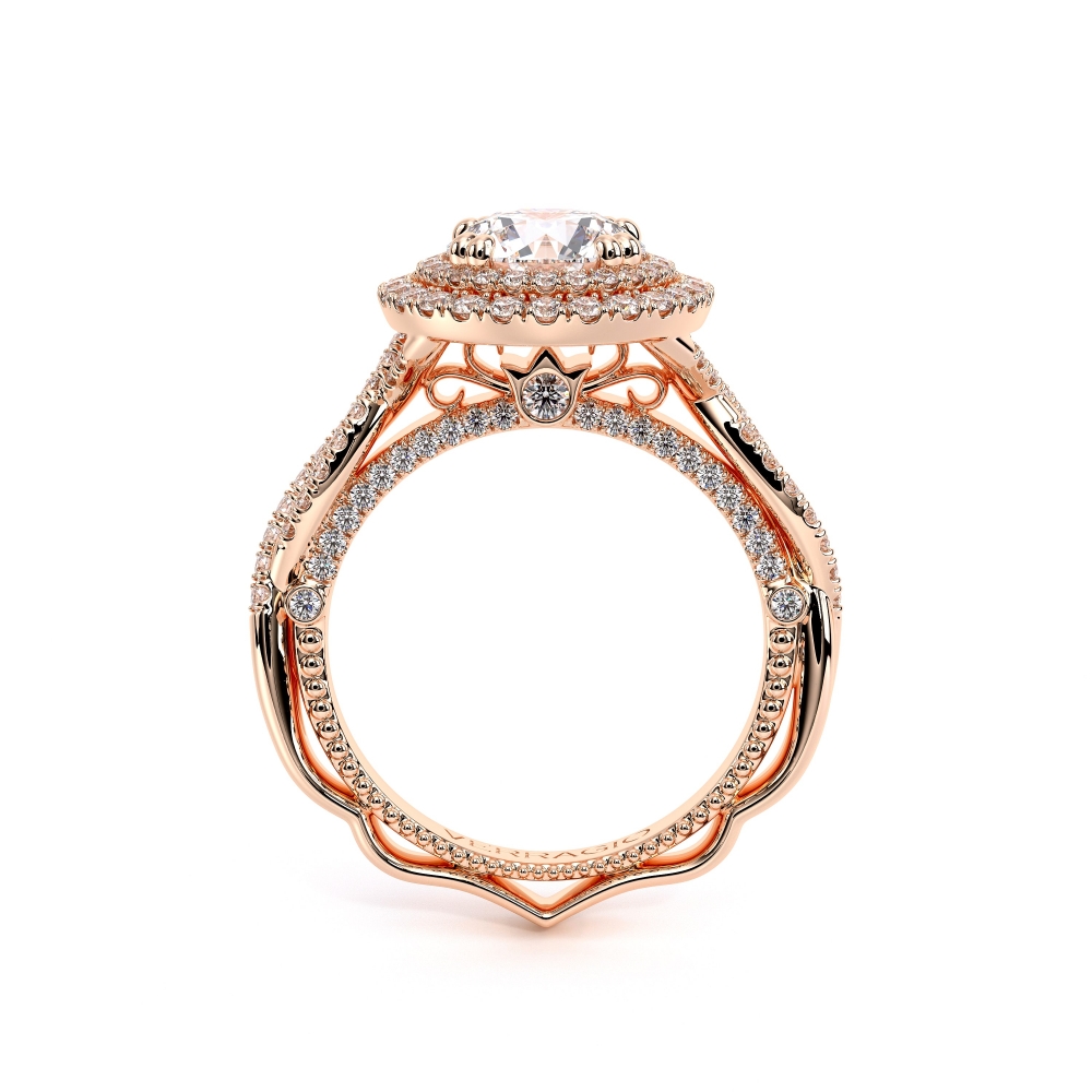 14K Rose Gold VENETIAN-5066R Ring