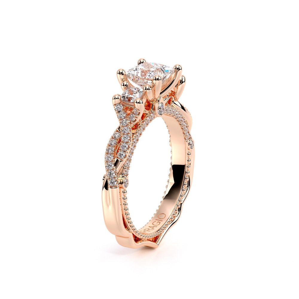 14K Rose Gold VENETIAN-5069P-2WR Ring
