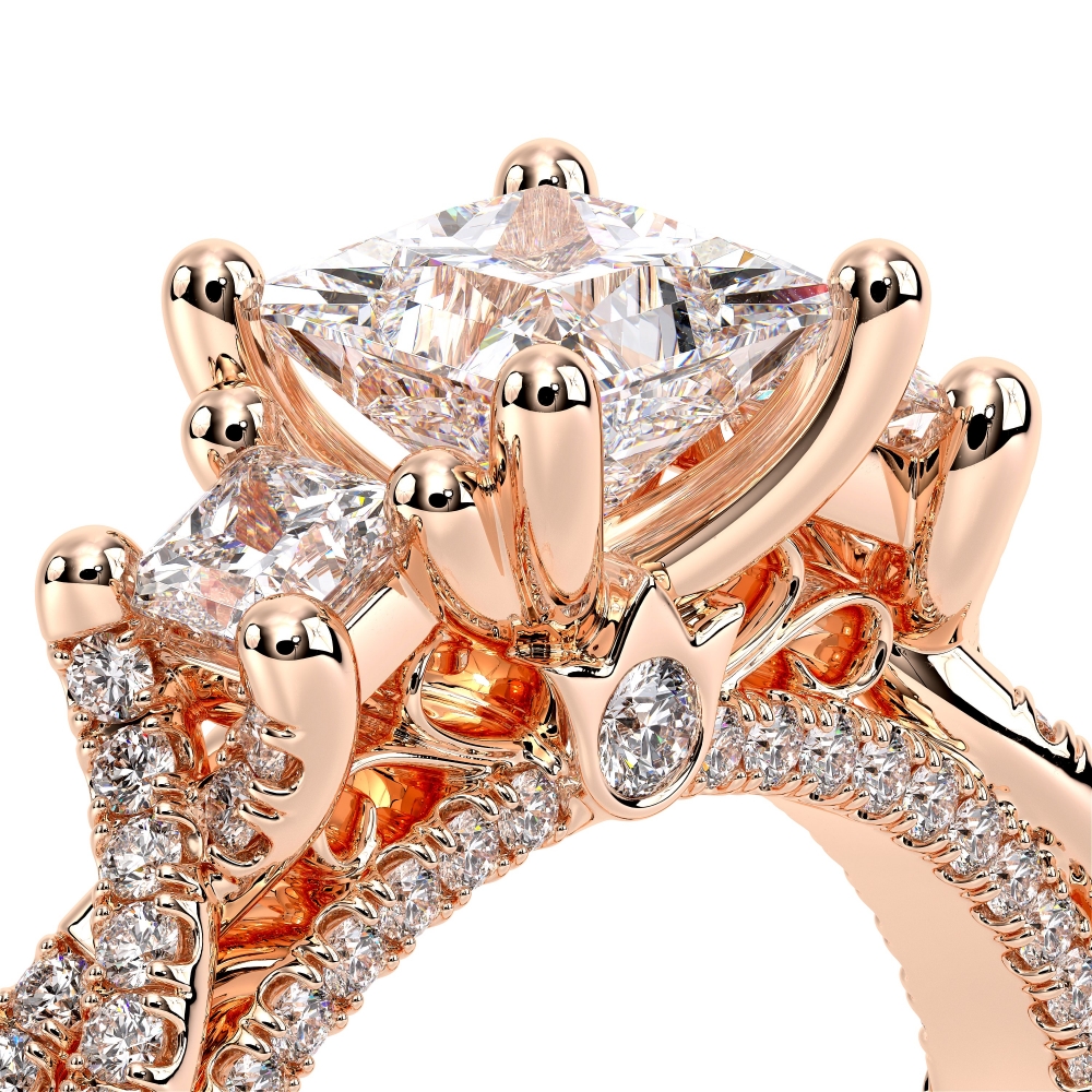 14K Rose Gold VENETIAN-5069P-2WR Ring