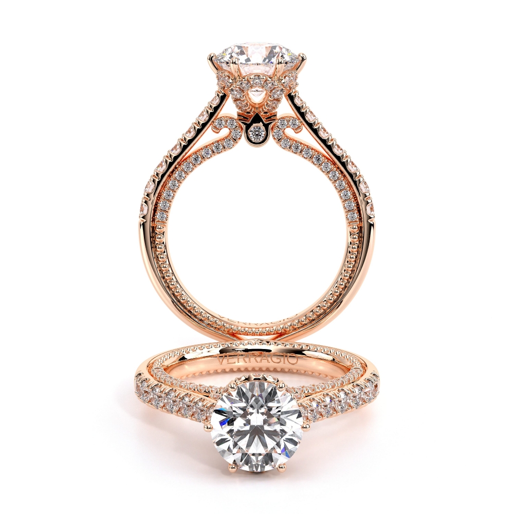 14K Rose Gold COUTURE-0447 Ring