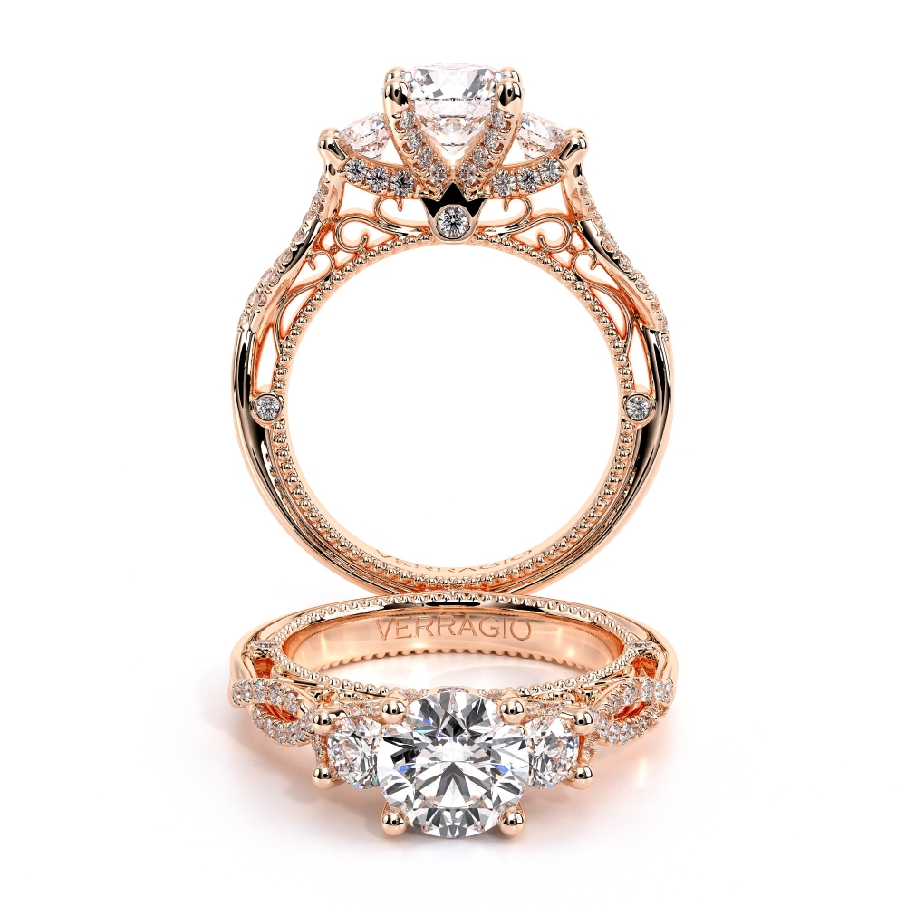 18K Rose Gold VENETIAN-5079R Ring