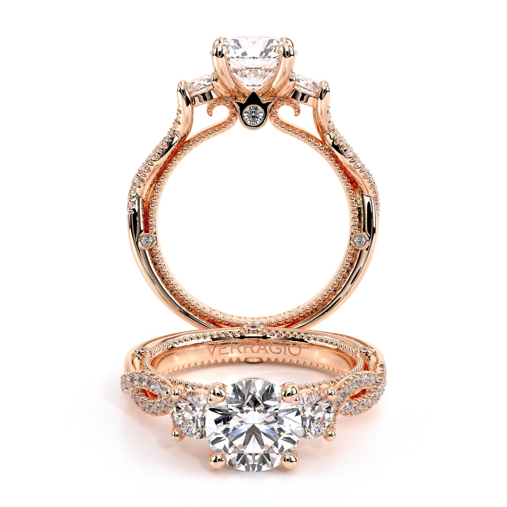 14K Rose Gold COUTURE-0423R-TT Ring