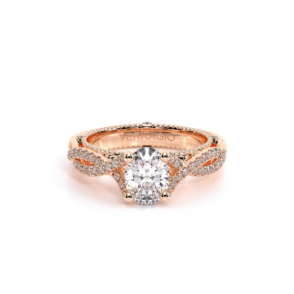 14K Rose Gold VENETIAN-5003OV Ring