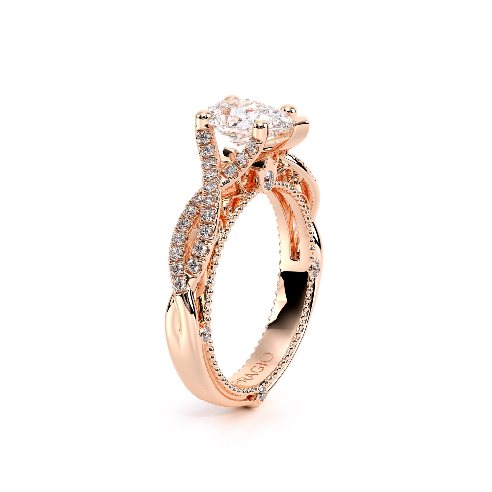 18K Rose Gold VENETIAN-5003PEAR Ring