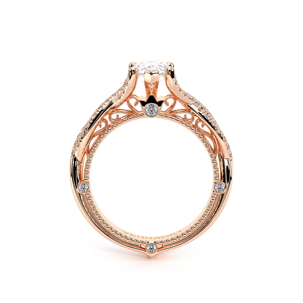 18K Rose Gold VENETIAN-5003PEAR Ring