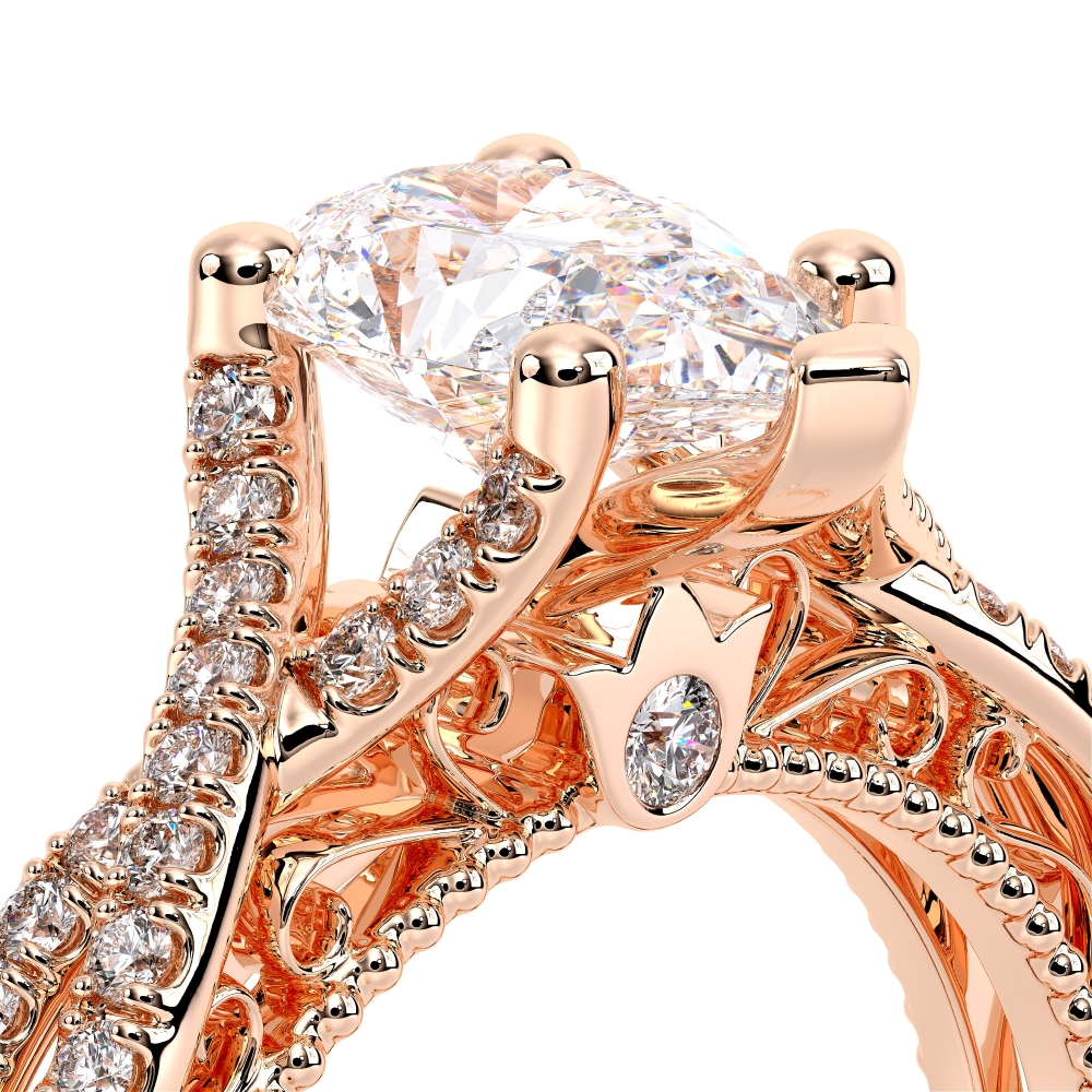 18K Rose Gold VENETIAN-5003PEAR Ring