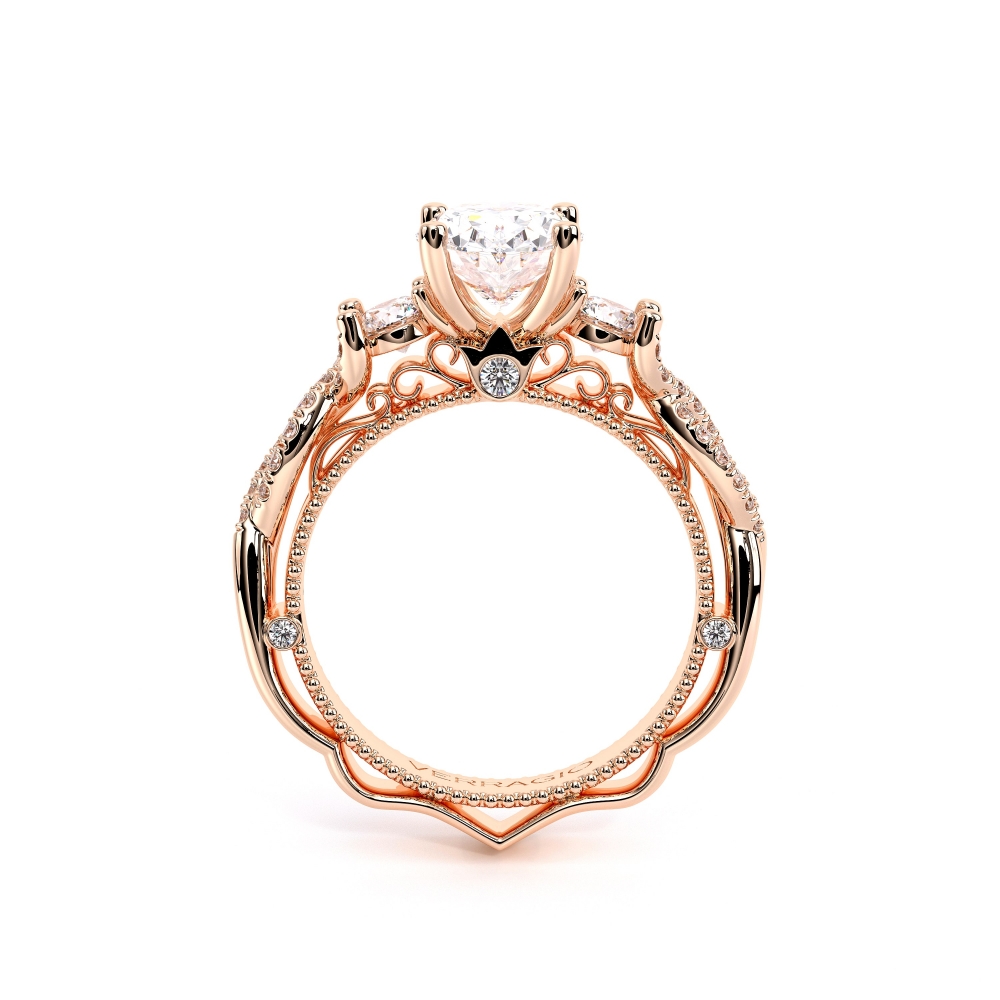 18K Rose Gold VENETIAN-5013OV Ring