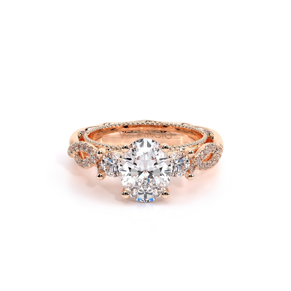 18K Rose Gold VENETIAN-5013OV Ring