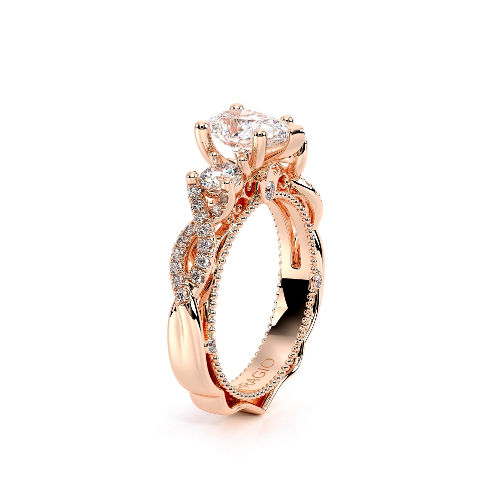 18K Rose Gold VENETIAN-5013PEAR Ring