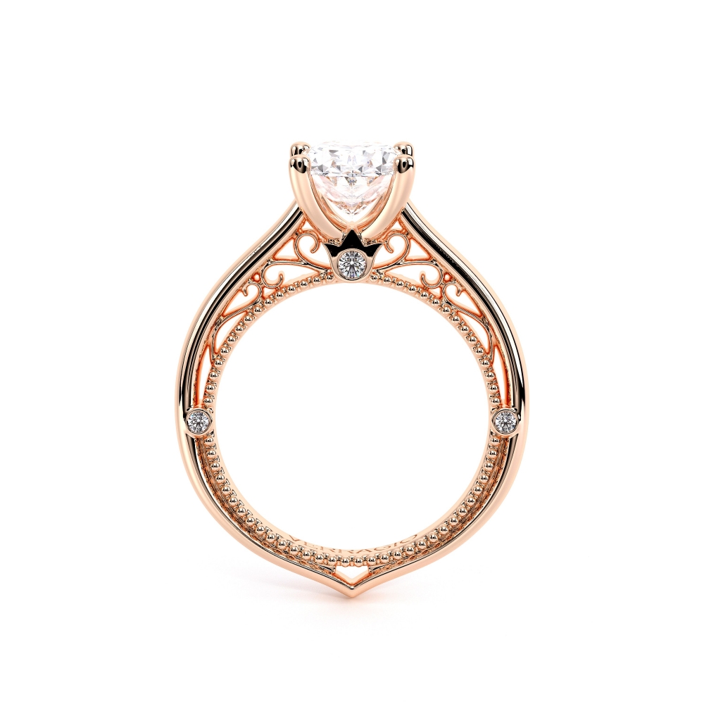 14K Rose Gold VENETIAN-5047OV Ring