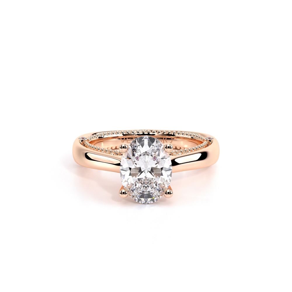 14K Rose Gold VENETIAN-5047OV Ring