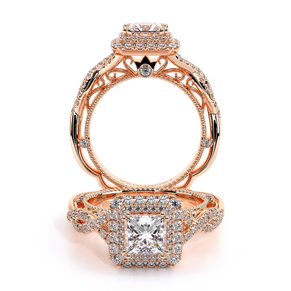 14K Rose Gold VENETIAN-5048P Ring