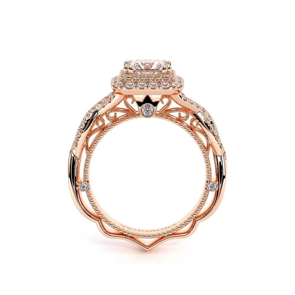 14K Rose Gold VENETIAN-5048P Ring