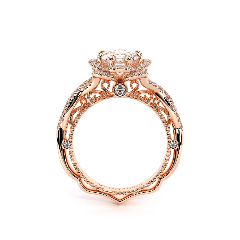 14K Rose Gold VENETIAN-5051OV Ring