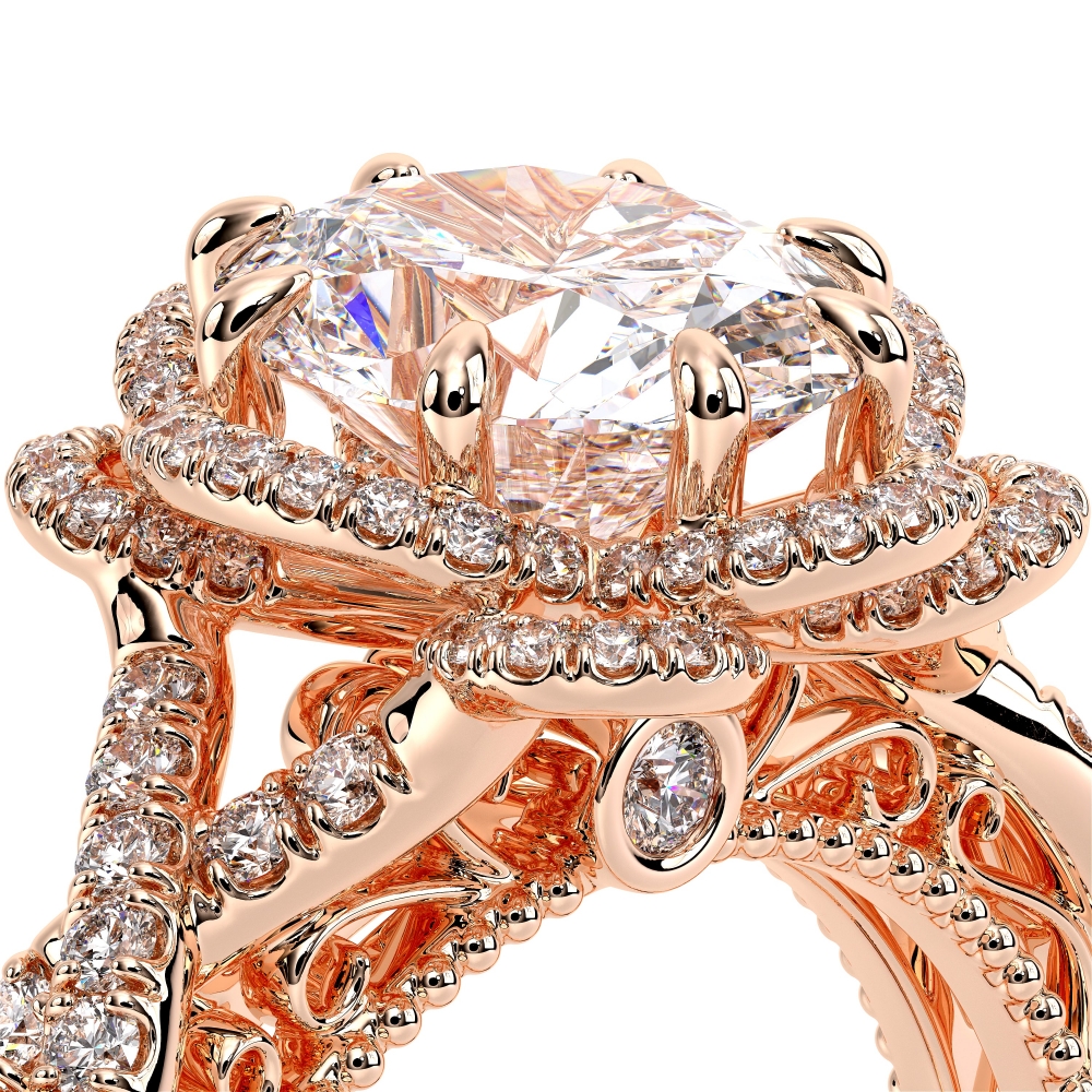 14K Rose Gold VENETIAN-5051OV Ring